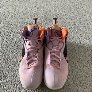 US MEN SIZE 11.5 LEBRON 9 ROYAL PINK USED